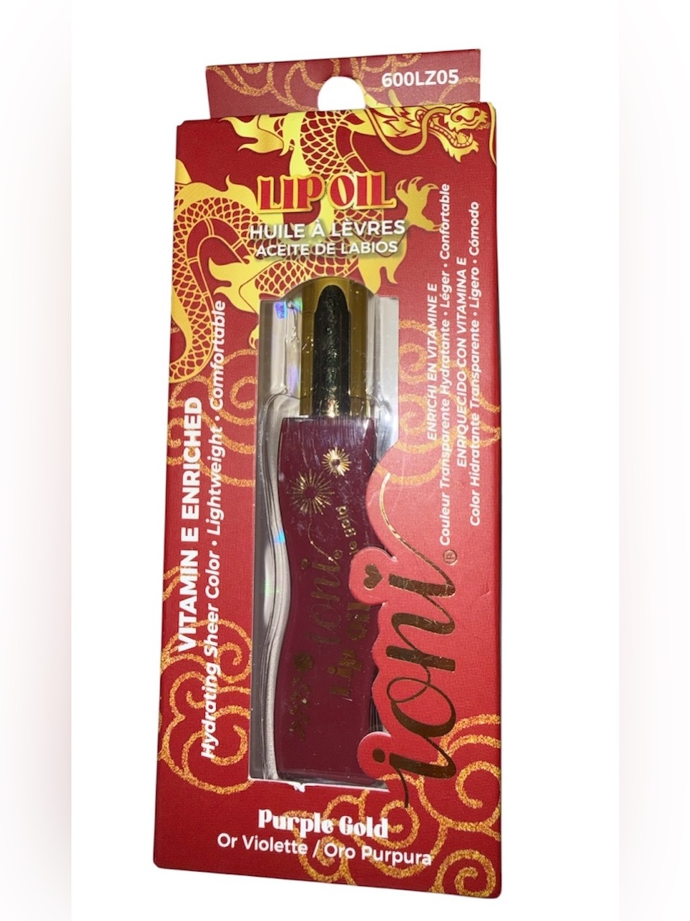 ioni Lip Oil Purple Gold